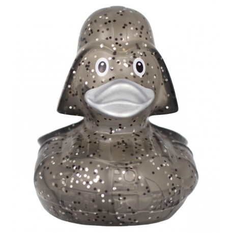 Gummi-ente Glitzer Black Star - Star Wars LILALU  Lilalu