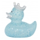 Rubber duck Glitter Crown Blue LILALU  Lilalu