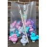 DUCKYbag 28 small Funfair ducks small unicorn pastel with 2 Funfair fishing rods 34 cm