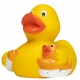 Rubber duck mama with baby  More ducks