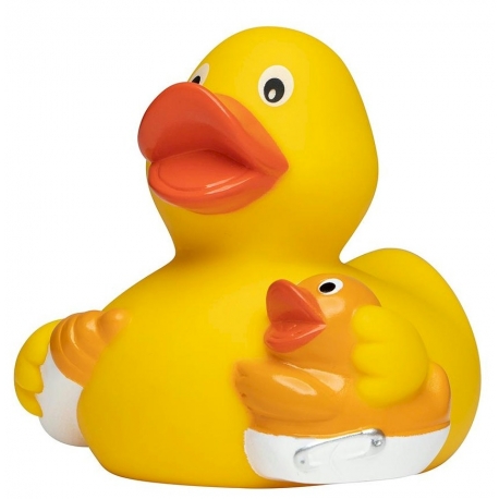 Rubber duck mama with baby  More ducks