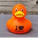 DUCKY TALK I LOVE Holland Orange  Enten mit tekst