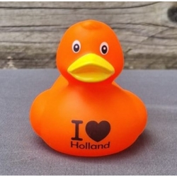 DUCKY TALK I LOVE Holland Orange  Ducks with text
