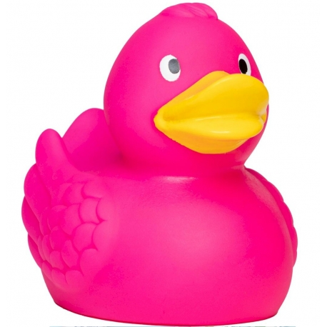 Gummi ente Ducky 7,5 cm DR rosa  Übrige farben