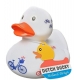 Badeend DUTCH DUCKY fiets 8 cm B  Dutch Ducky