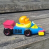 Race rubber duck Formule1 with name Max verstappen