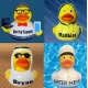 NAME / TEXT on a duck of YOUR CHOICE  Duck with your Text