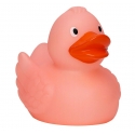 Badeend Ducky 7,5 cm DR glow in the dark zalmroze