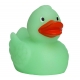 Gummi ente Ducky 7,5 cm DR glow in the dark Grün  Übrige farben