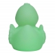 Badeend Ducky 7,5 cm DR glow in the dark groen  Overige kleuren