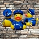 Keychain rubber duck Police  Keychains