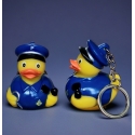 Keychain rubber duck Police