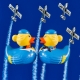 Gummi-ente Flugbegleiterin KLM  Beruf enten