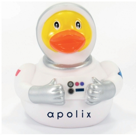 Rubber duck Astronaut LUXY  White