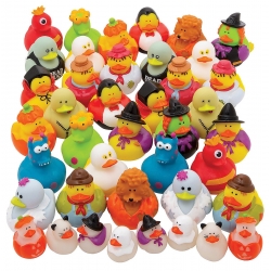 Satz von 50 Halloween Amerika mini Gummi-Enten  Mini enten