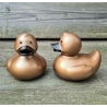 250 rubberduck HYATT  ZURICH  Gold with  logo 8 cm