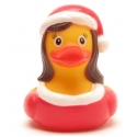 Weihnachtsfrau Badeente D