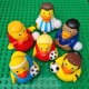 Gummi-ente Fußballfrau Lilalu  Lilalu