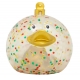 Rubber duck christmas ball glitter LILALU  Lilalu