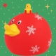 Rubber duck christmas ball LILALU  Lilalu