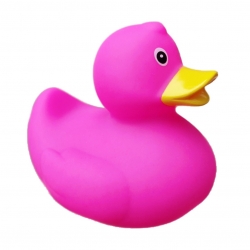 Rubberduck neon fluorescent pink 8 cm B  Other colors