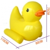 Inflatable rubber duck  WITH TEXT large