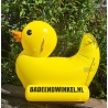 Inflatable rubber duck  WITH TEXT large