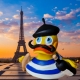 Frankreich \\"Duck au Vin\\" Quietsche ente Lanco  Lanco