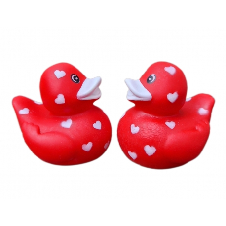 Mini heart valentine rubber duck  Mini ducks