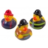 Rubber duck mini fireman (per 3)