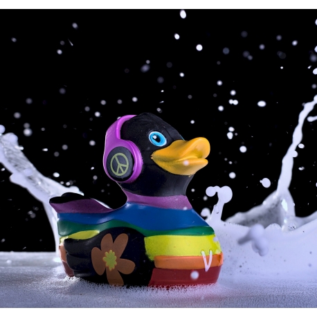 Love is Love Rubber Duck Ducklin Black  More ducks