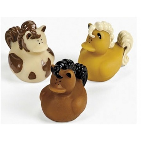 Badeend mini paard (per 3)  Mini eendjes