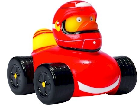 Badeend race auto Max Verstappen