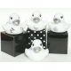 Rubber duck white silver B  Silver