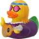 Rubber duck Hippie woman LILALU  Lilalu