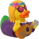 Rubber duck Hippie woman LILALU  Lilalu