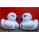 Gummie-ente DUTCH DUCKY Delfts blau  Dutch Ducky