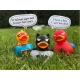 Rubber duck Batman grey LILALU  Lilalu