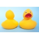 Rubberduck yellow red beak 8 cm B  Yellow