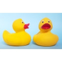 Rubberduck yellow red beak 8 cm B