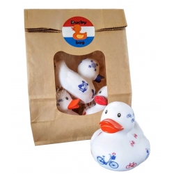 DUCKYbag DUTCH DUCKY Delft, Tulp & Fiets 3 stuks  DUCKYbags