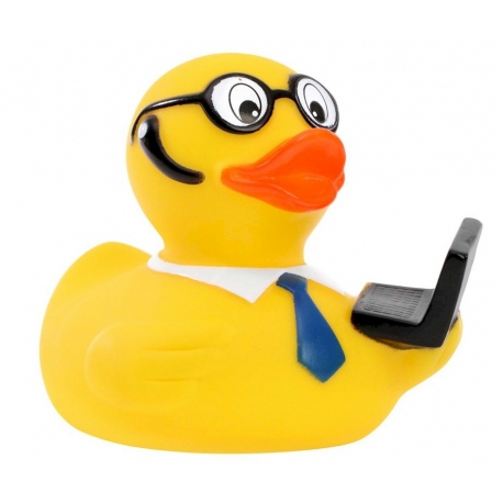 Gummi-ente Businessman laptop DR  Beruf enten