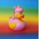 Gummi-ente einhorn Kostüm LILALU  Lilalu