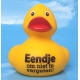 DUCKY TALK Eendje om niet te vergeten geel  Eendjes met tekst