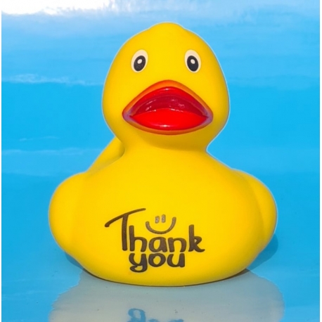 DUCKY TALK Thank You geel  Eendjes met tekst